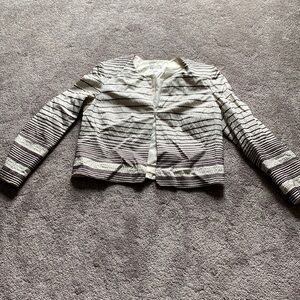 Talbots Striped Blazer Jacket SIZE 14